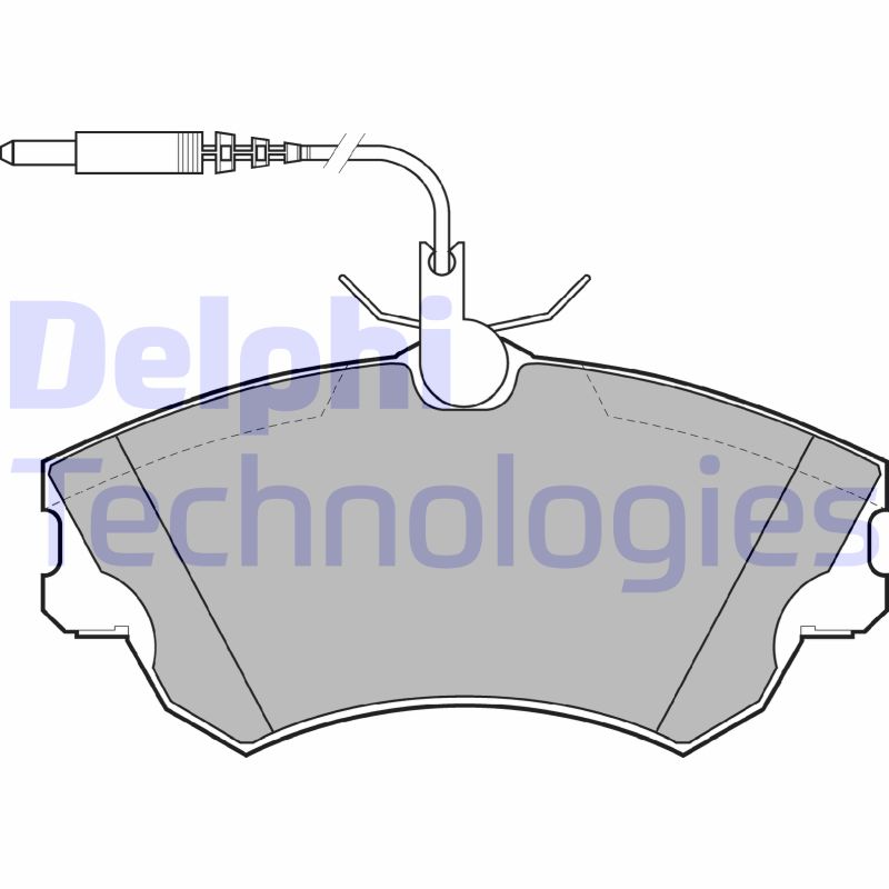 Delphi Diesel Remblokset LP1614