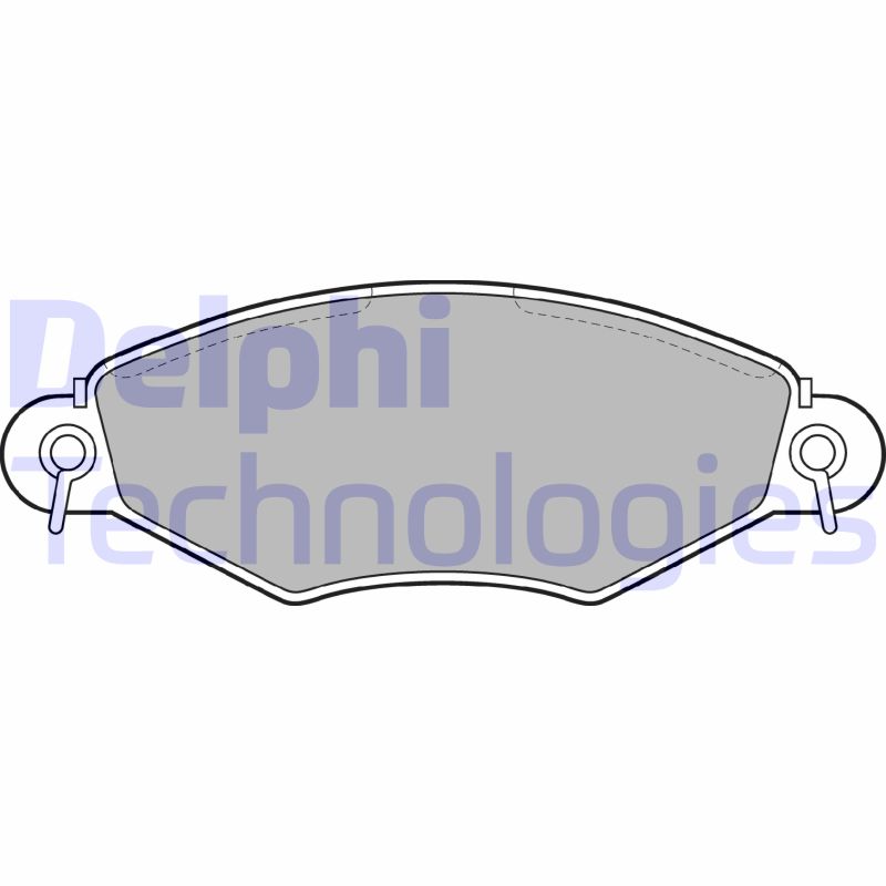Delphi Diesel Remblokset LP1617