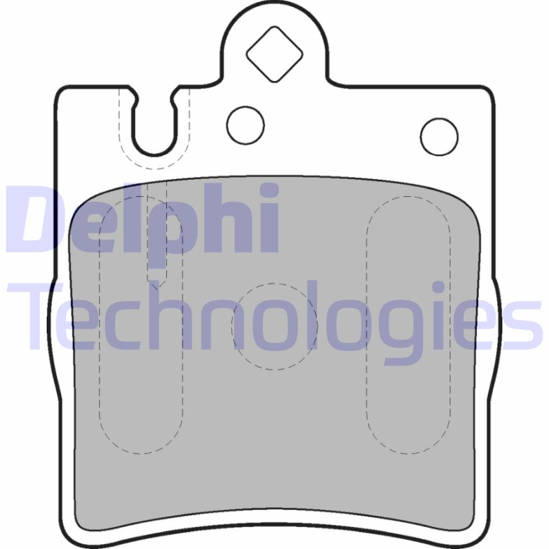 Delphi Diesel Remblokset LP1618