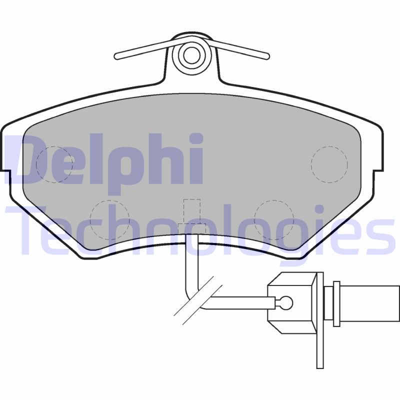 Delphi Diesel Remblokset LP1631