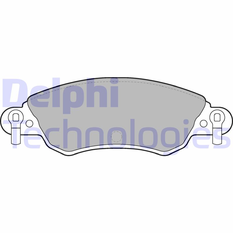 Delphi Diesel Remblokset LP1656