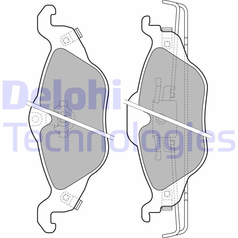 Delphi Diesel Remblokset LP1673