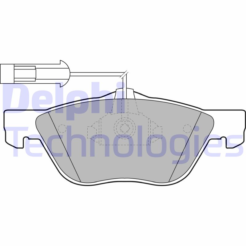 Delphi Diesel Remblokset LP1686