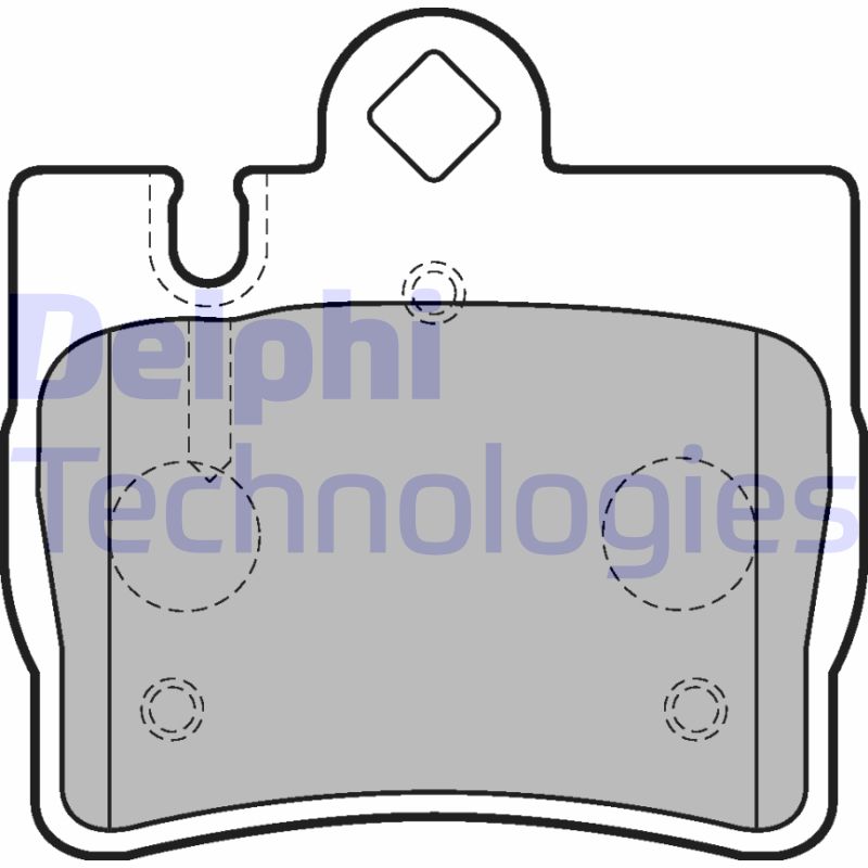 Delphi Diesel Remblokset LP1697