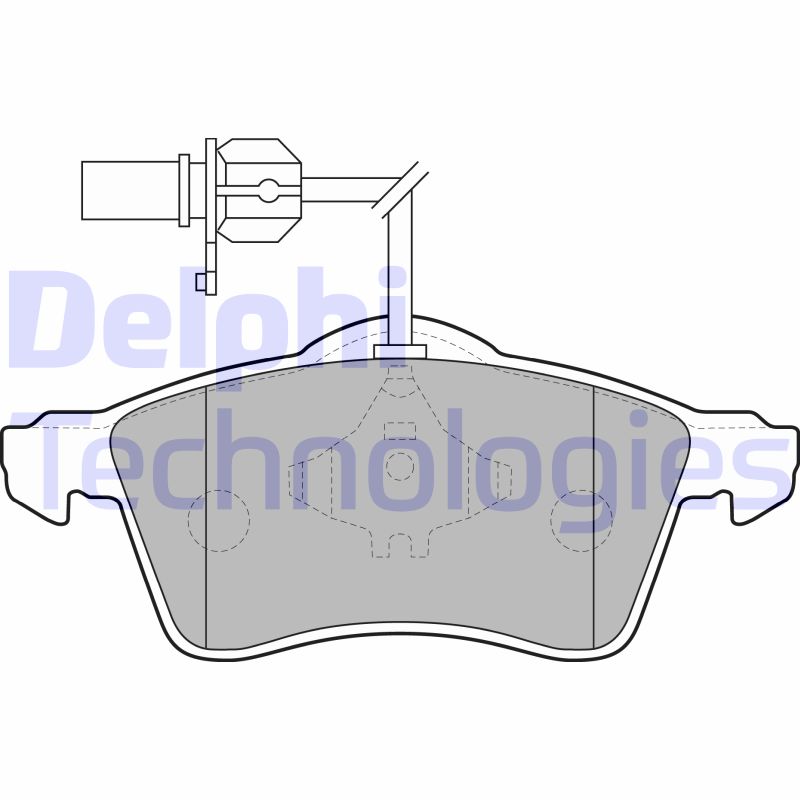 Delphi Diesel Remblokset LP1707