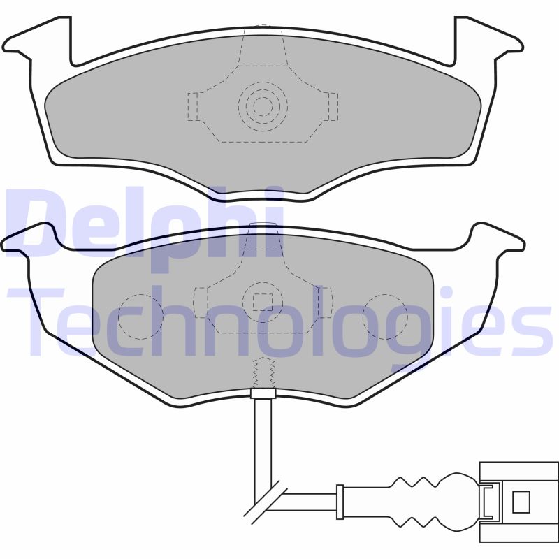 Delphi Diesel Remblokset LP1709