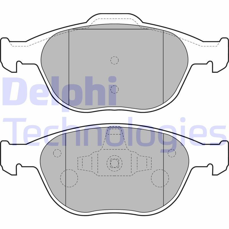 Delphi Diesel Remblokset LP1724