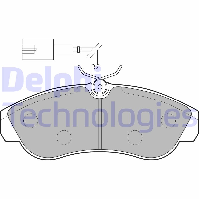 Delphi Diesel Remblokset LP1749
