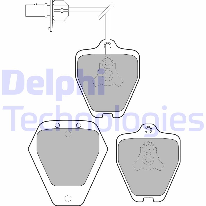 Delphi Diesel Remblokset LP1760