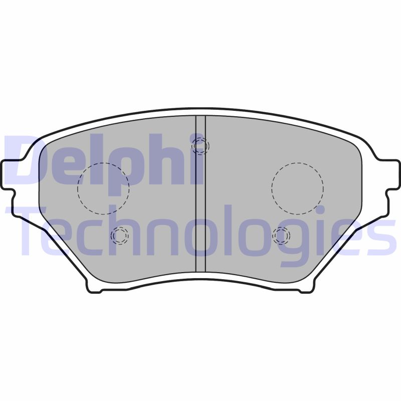 Delphi Diesel Remblokset LP1761