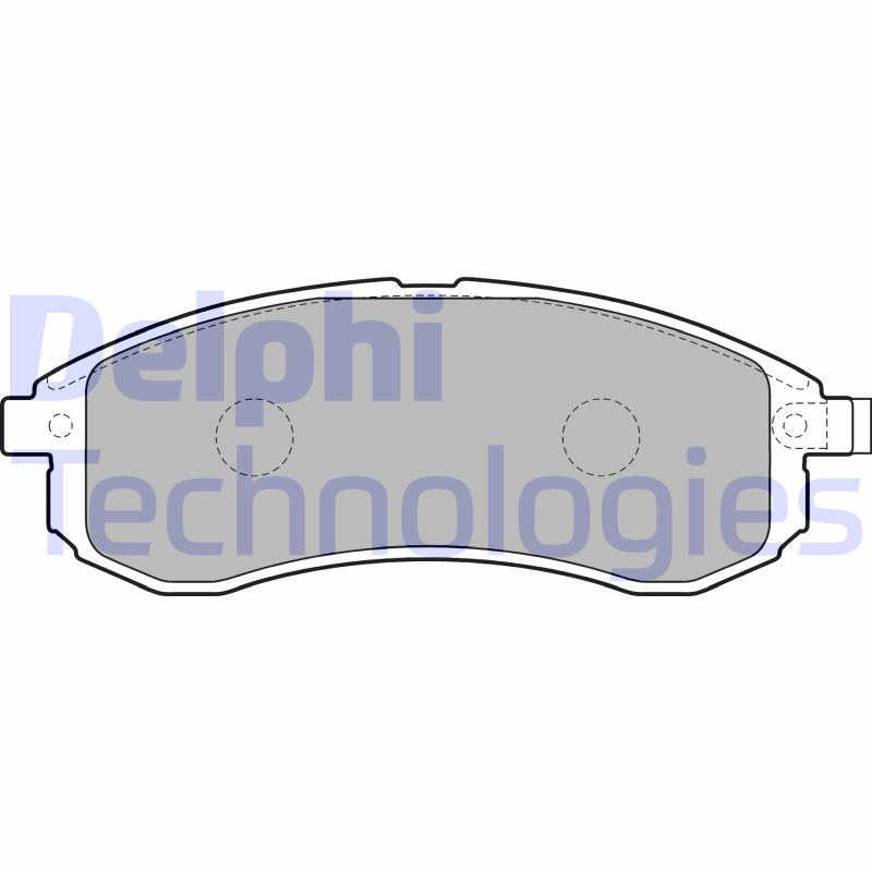 Delphi Diesel Remblokset LP1808