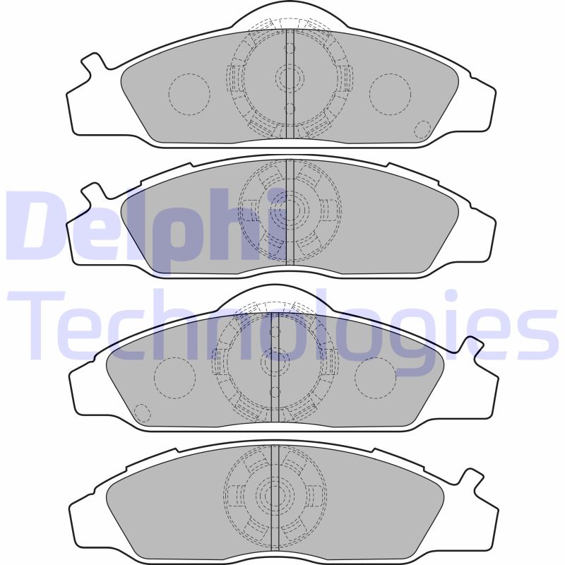 Delphi Diesel Remblokset LP1817