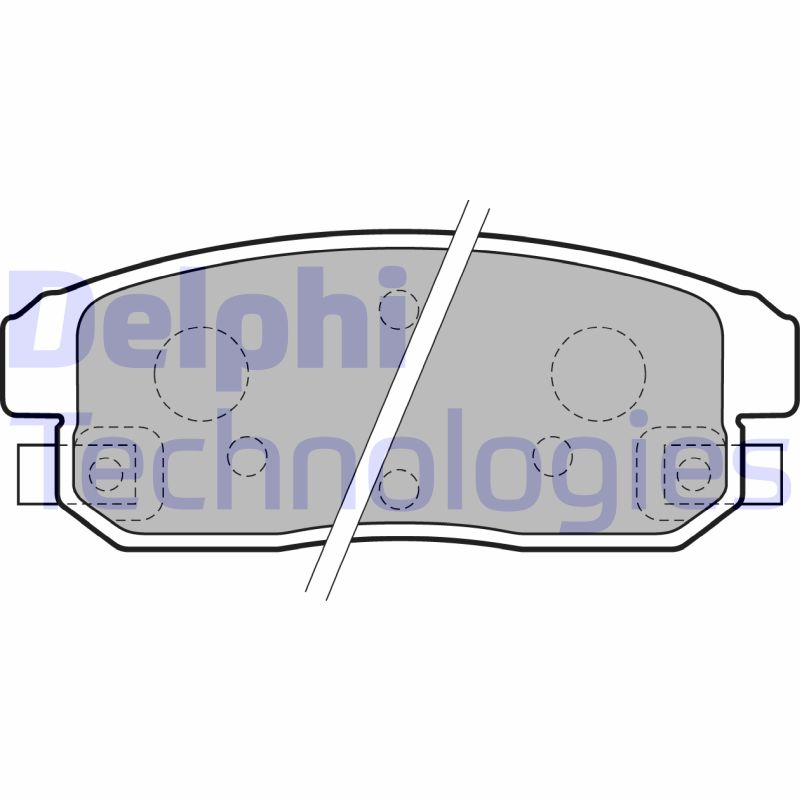 Delphi Diesel Remblokset LP1829