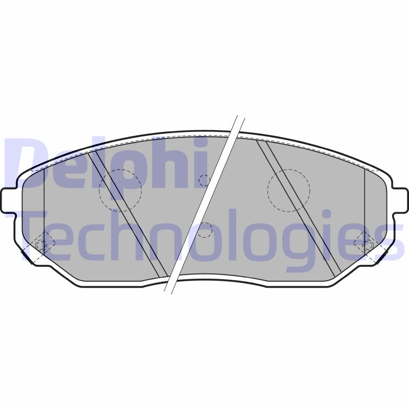 Delphi Diesel Remblokset LP1849