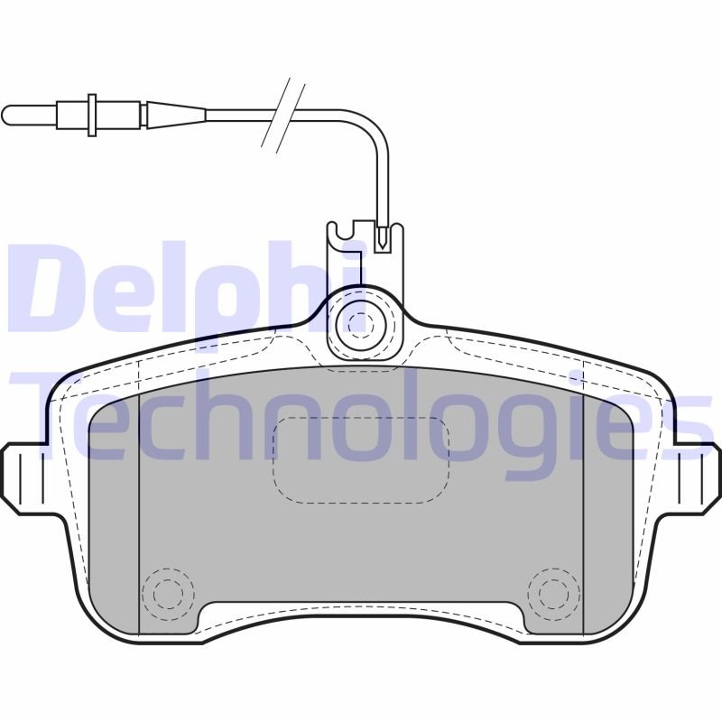 Delphi Diesel Remblokset LP1890