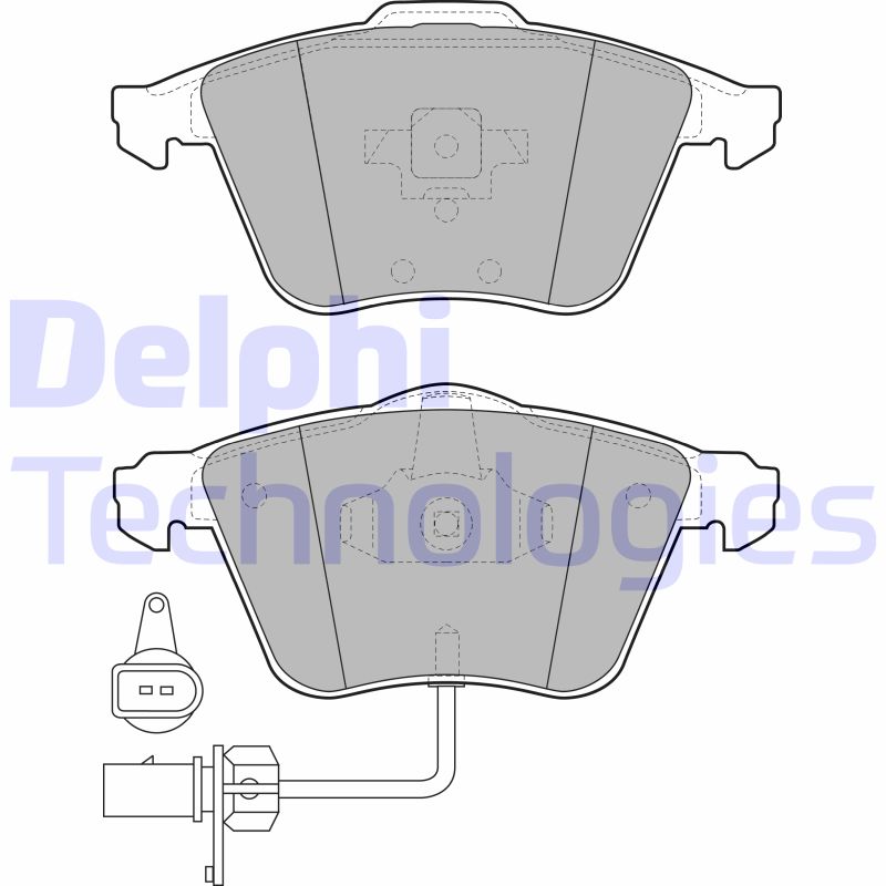 Delphi Diesel Remblokset LP1922