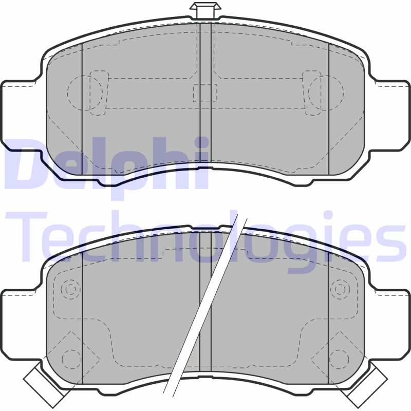 Delphi Diesel Remblokset LP1973