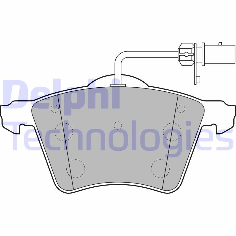 Delphi Diesel Remblokset LP2021