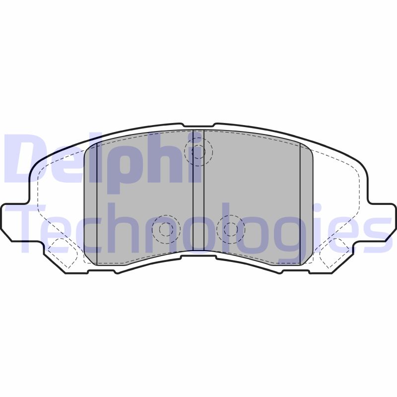 Delphi Diesel Remblokset LP2038