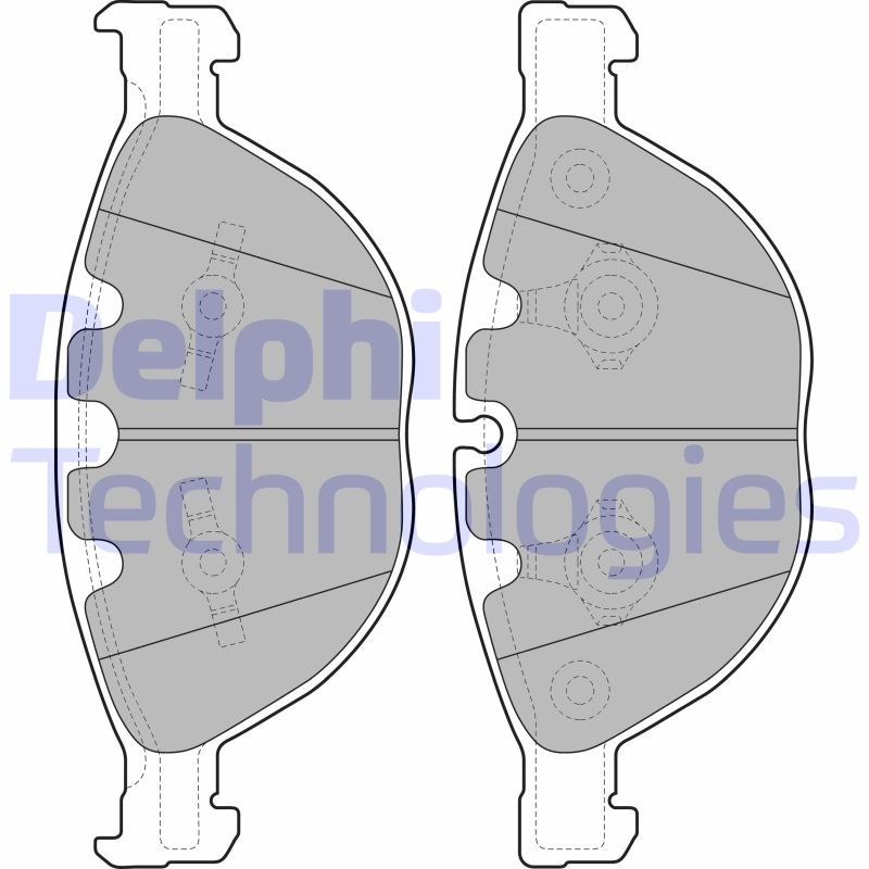 Delphi Diesel Remblokset LP2041