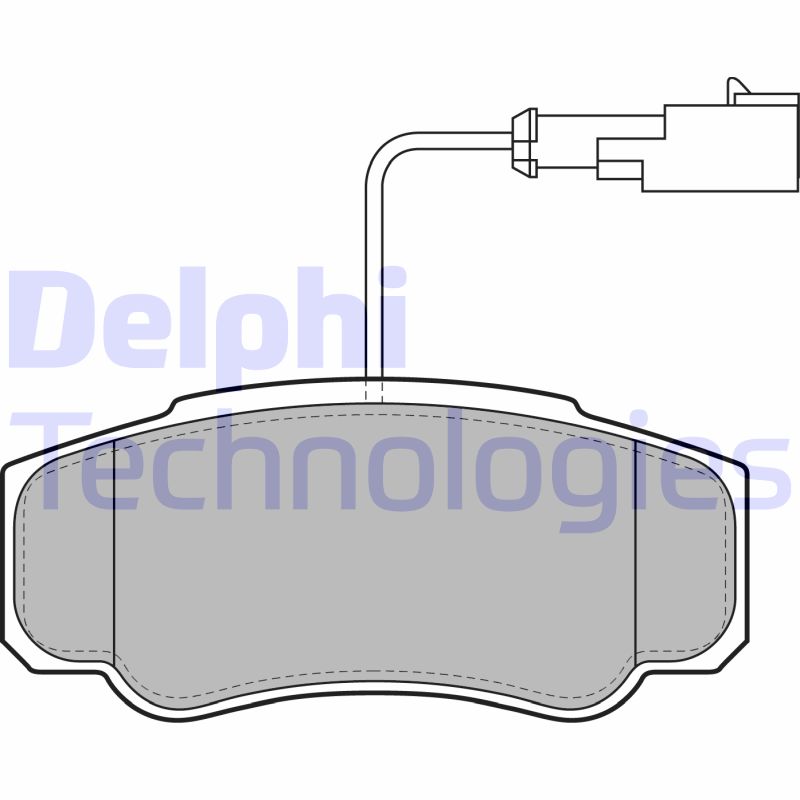 Delphi Diesel Remblokset LP2054