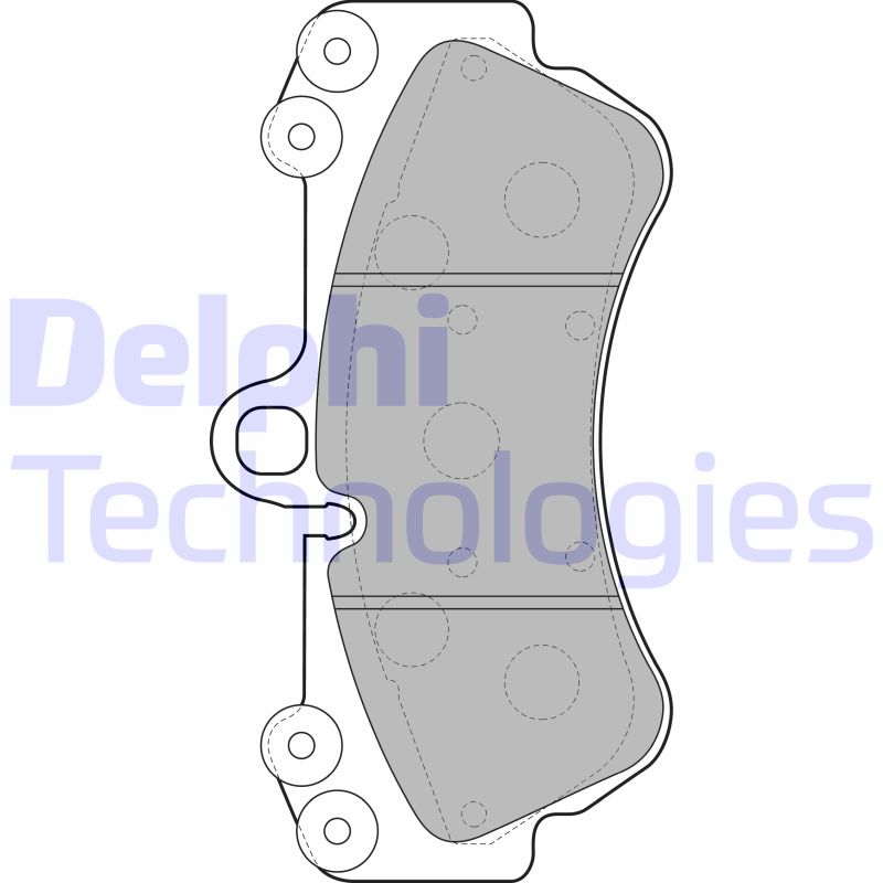 Delphi Diesel Remblokset LP2057