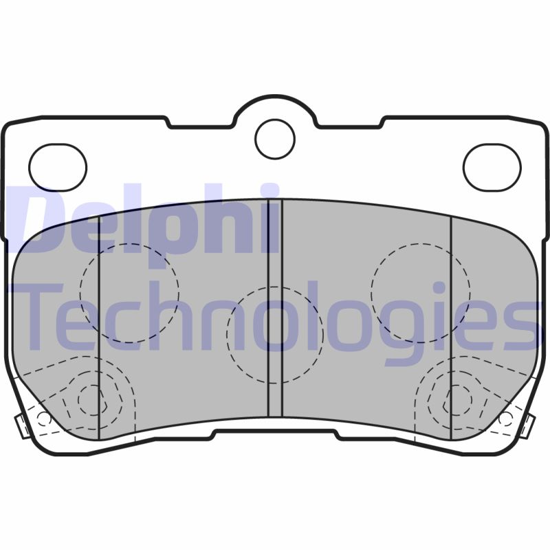 Delphi Diesel Remblokset LP2130