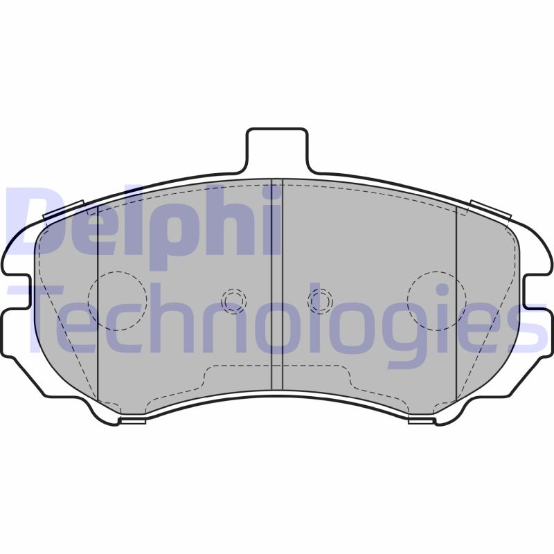 Delphi Diesel Remblokset LP2150