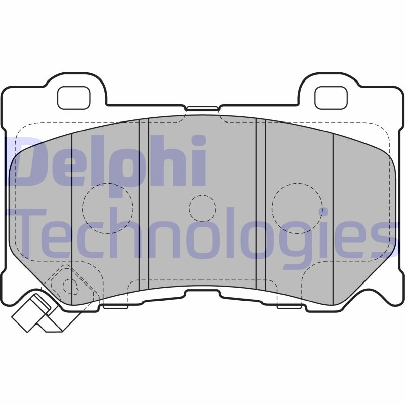 Delphi Diesel Remblokset LP2156