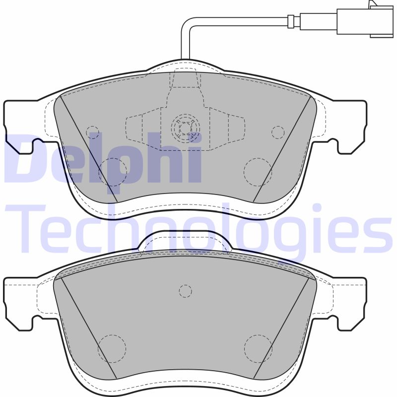 Delphi Diesel Remblokset LP2168