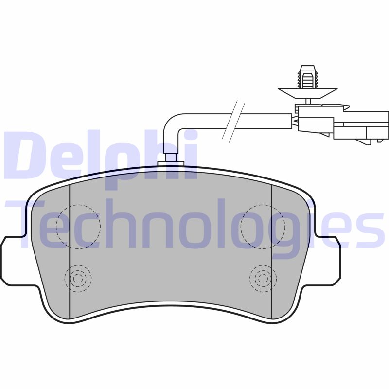 Delphi Diesel Remblokset LP2191