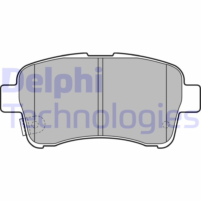 Delphi Diesel Remblokset LP2205