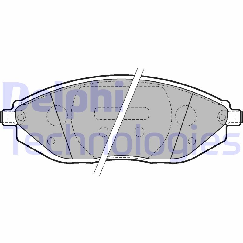 Delphi Diesel Remblokset LP2218