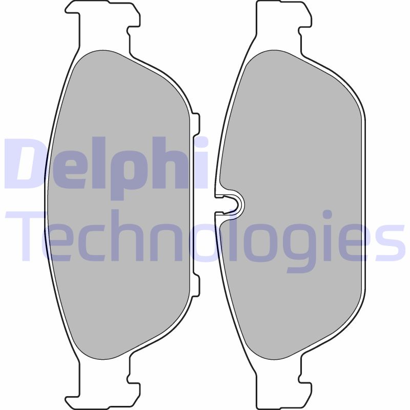 Delphi Diesel Remblokset LP2301