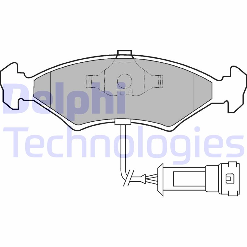 Delphi Diesel Remblokset LP255