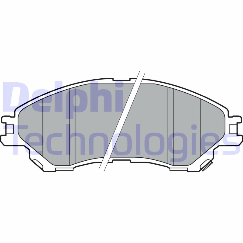 Delphi Diesel Remblokset LP2664