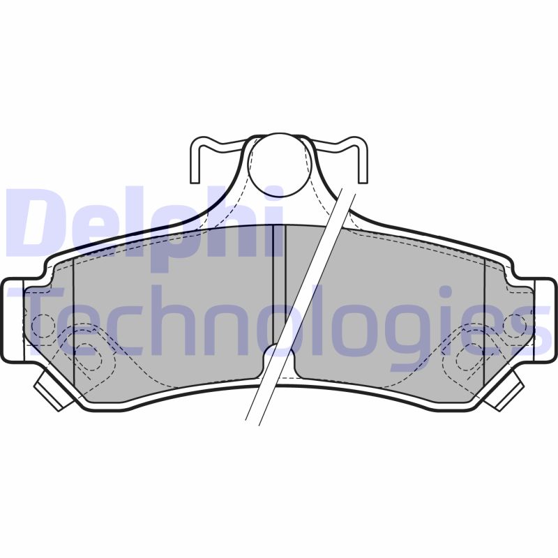 Delphi Diesel Remblokset LP2700