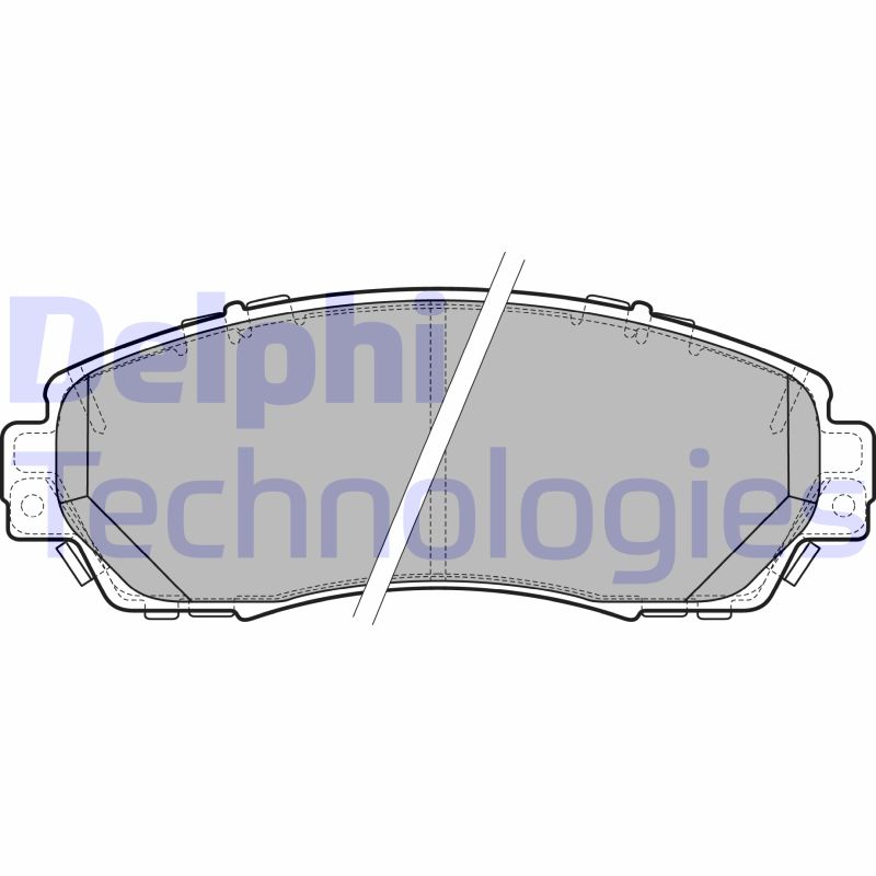 Delphi Diesel Remblokset LP2710