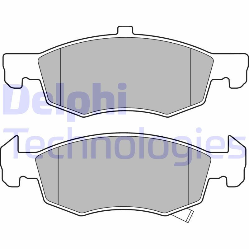 Delphi Diesel Remblokset LP3163