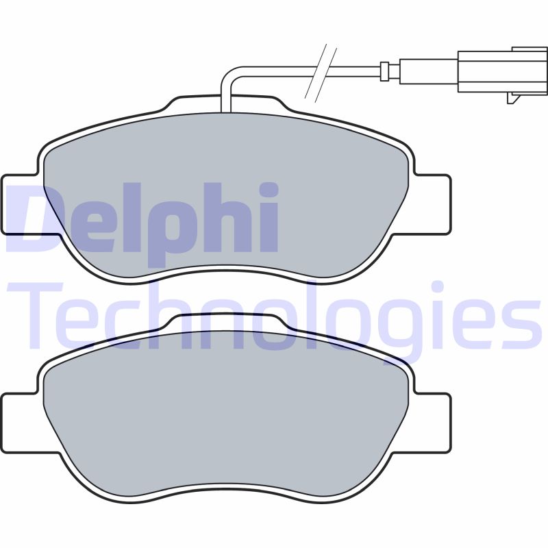 Delphi Diesel Remblokset LP3412