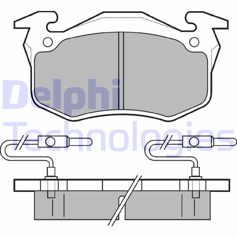 Delphi Diesel Remblokset LP350