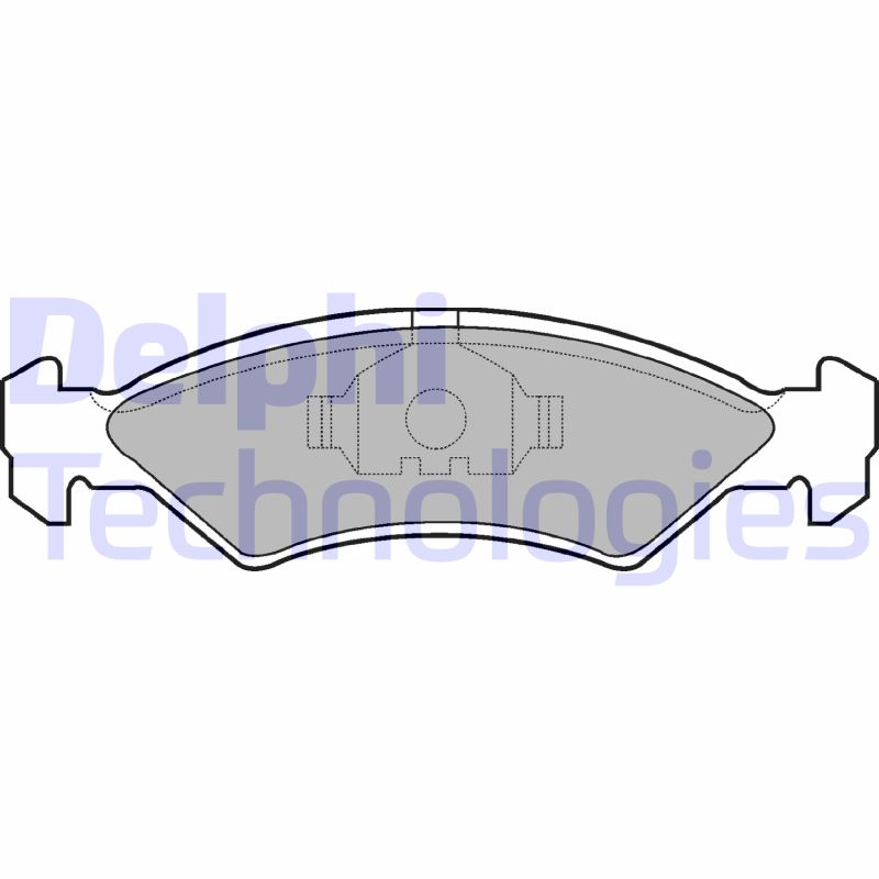 Delphi Diesel Remblokset LP351