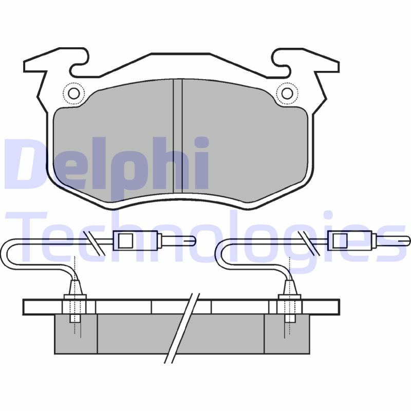 Delphi Diesel Remblokset LP382