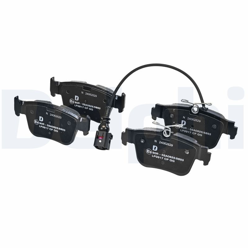 Delphi Diesel Remblokkenset, schijfrem LP3917