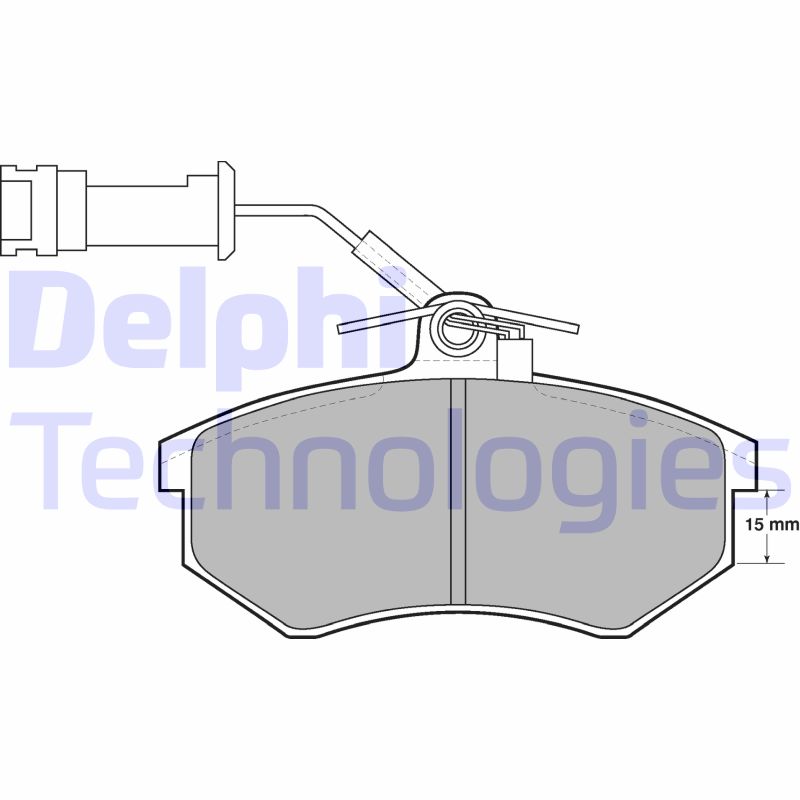 Delphi Diesel Remblokset LP444