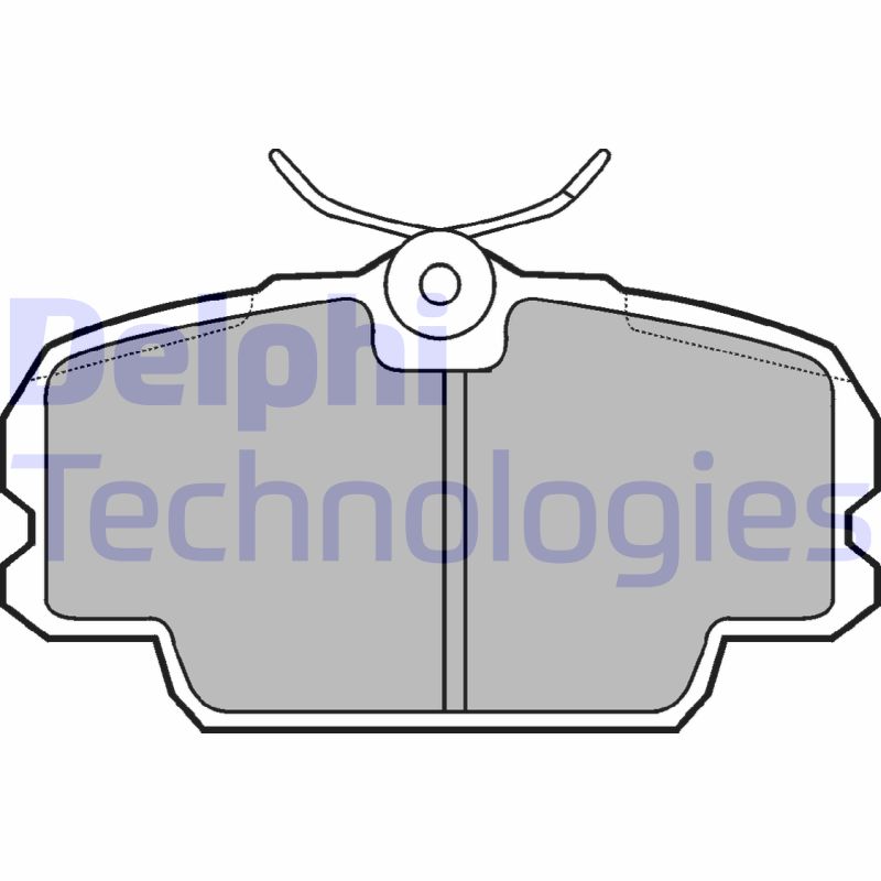 Delphi Diesel Remblokset LP455