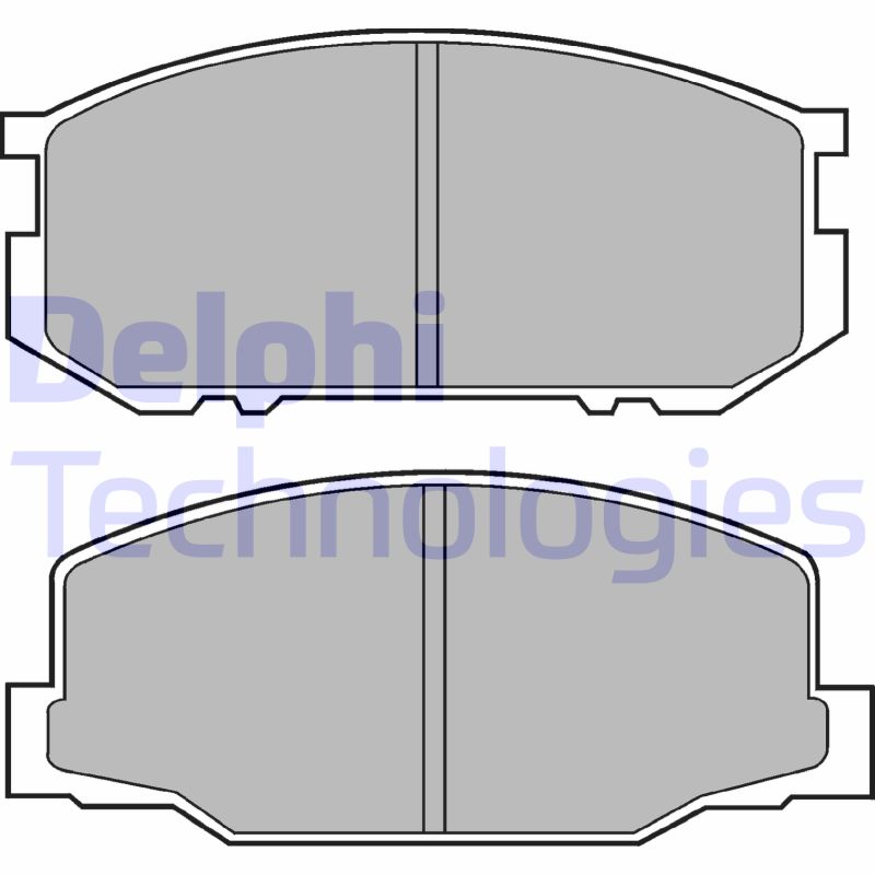 Delphi Diesel Remblokset LP456