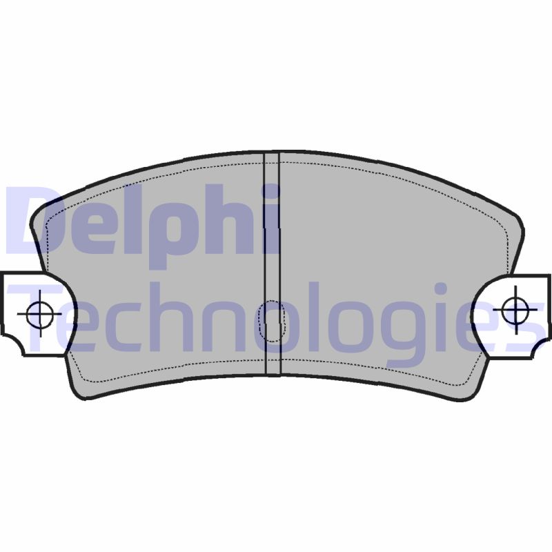 Delphi Diesel Remblokset LP464