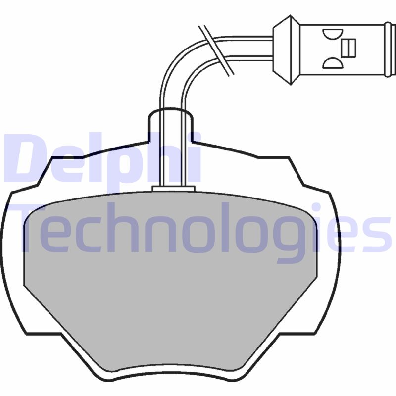 Delphi Diesel Remblokset LP475