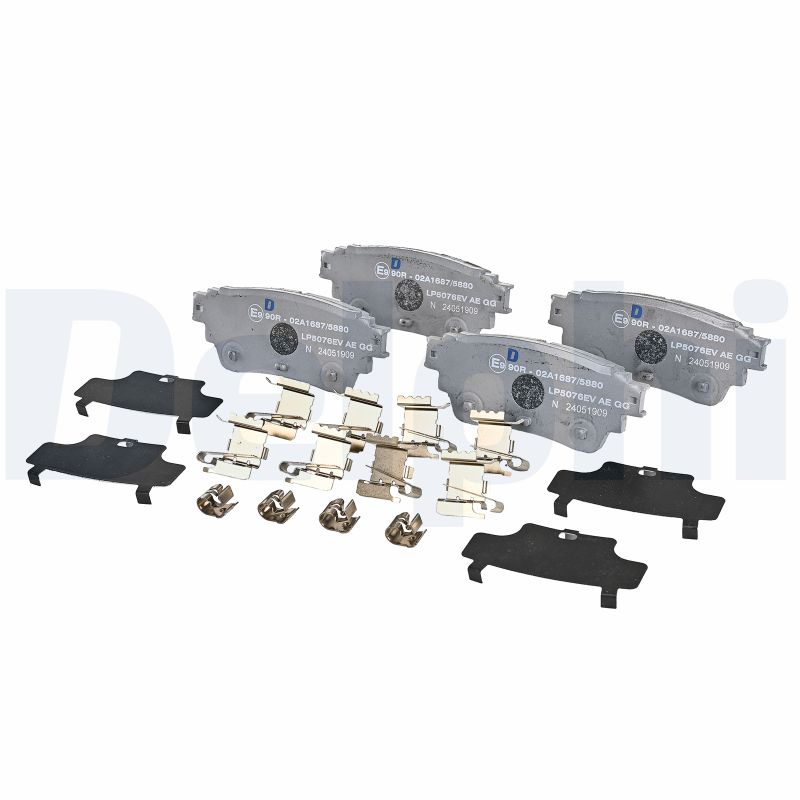 Delphi Diesel Remblokkenset, schijfrem LP5076EV